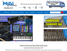 Tablet Screenshot of midi-store.com